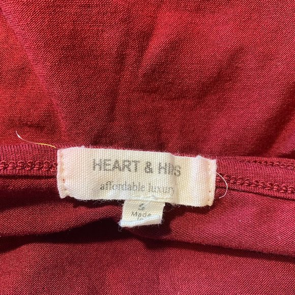 Heart & Hips Half Sleeve Bodysuit in Red - Picture 5 of 10